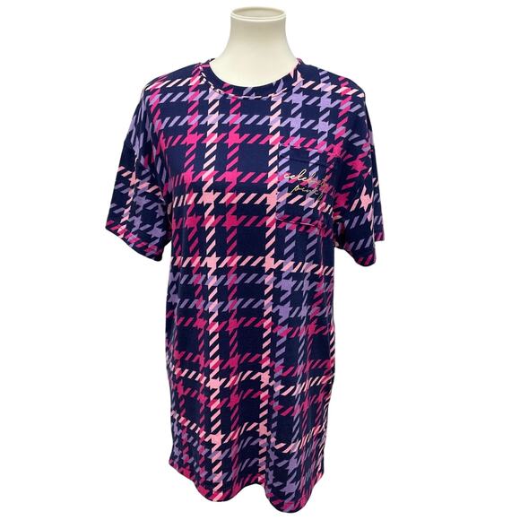Celebrity Pink Womens M/L Super Soft Long Short Sleeve Sleepshirt Nightgown Top - Picture 1 of 5